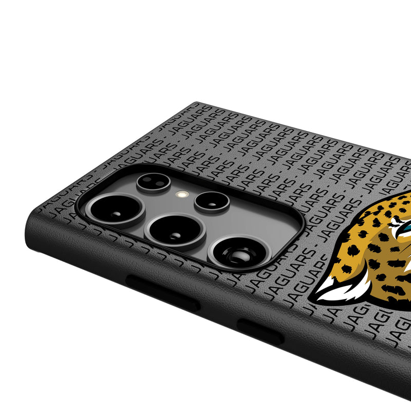 Jacksonville Jaguars Text Backdrop Galaxy MagSafe Compatible Phone Case Detail.Jpg