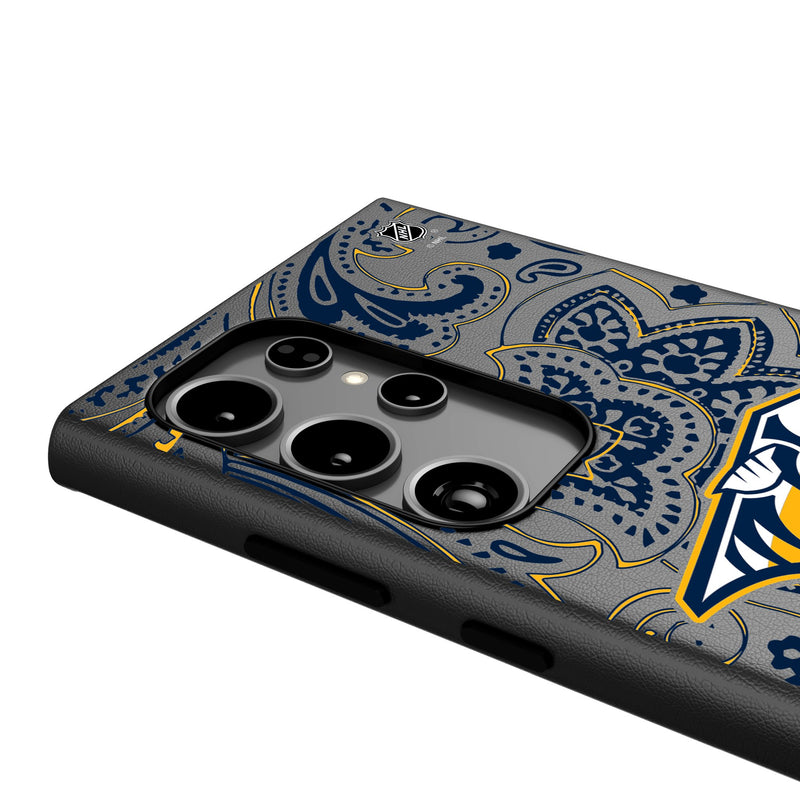 Nashville Predators Paisley Galaxy MagSafe Compatible Phone Case Detail.Jpg