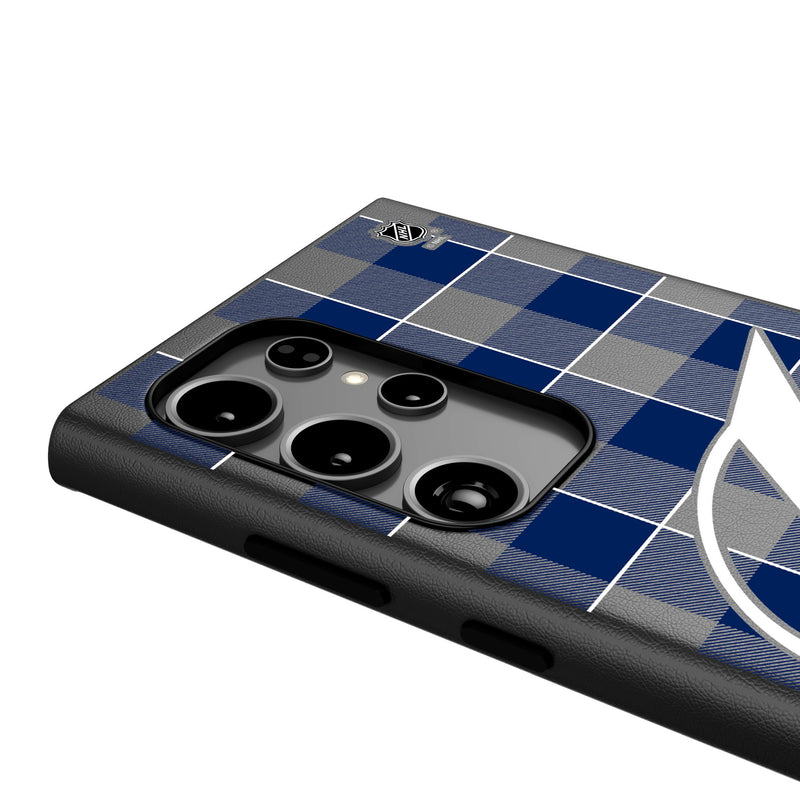 Tampa Bay Lightning Plaid Galaxy MagSafe Compatible Phone Case Detail.Jpg