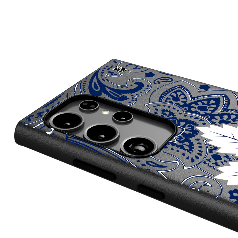 Toronto Maple Leafs Paisley Galaxy MagSafe Compatible Phone Case Detail.Jpg