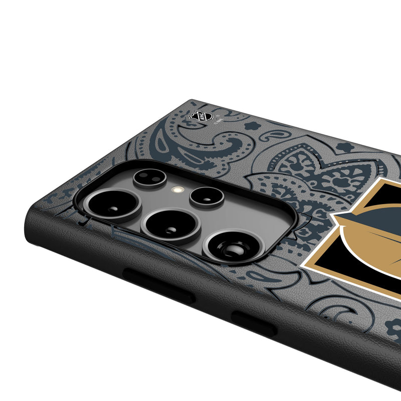 Vegas Golden Knights Paisley Galaxy MagSafe Compatible Phone Case Detail.Jpg