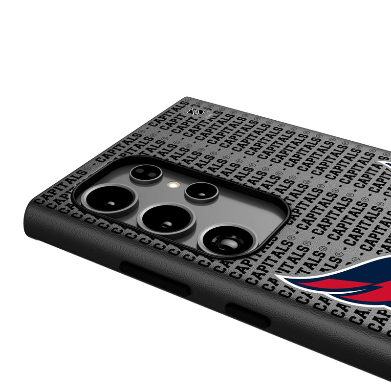 Washington Capitals Text Backdrop Galaxy MagSafe Compatible Phone Case Detail.Jpg