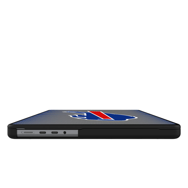 Buffalo Bills Linen MacBook Laptop Case Side.Jpg