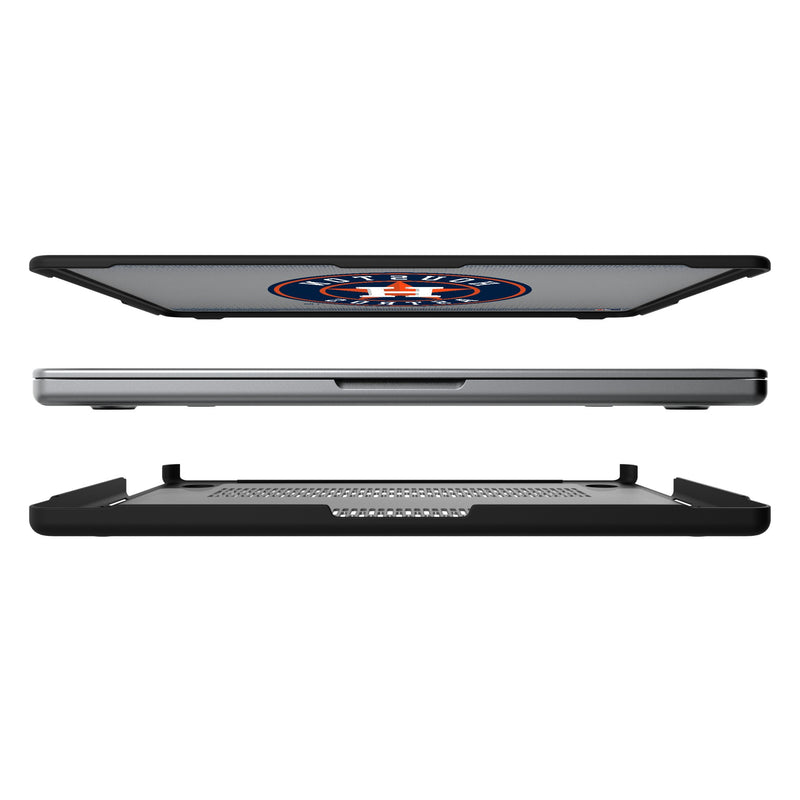 Houston Astros Linen MacBook Laptop Case Split.Jpg