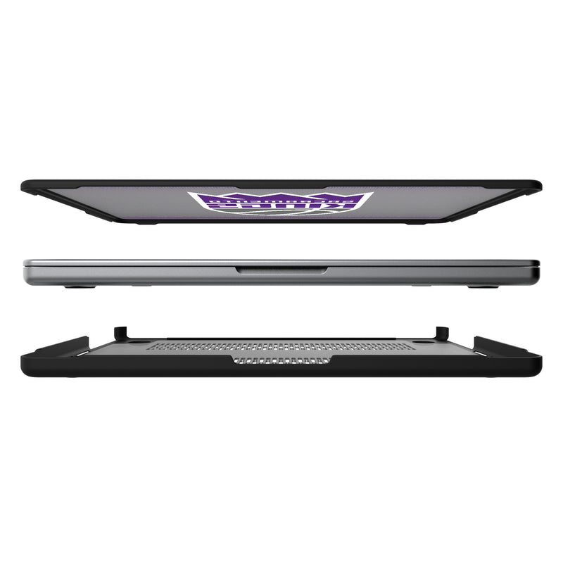 Sacramento Kings Linen MacBook Laptop Case Split.Jpg