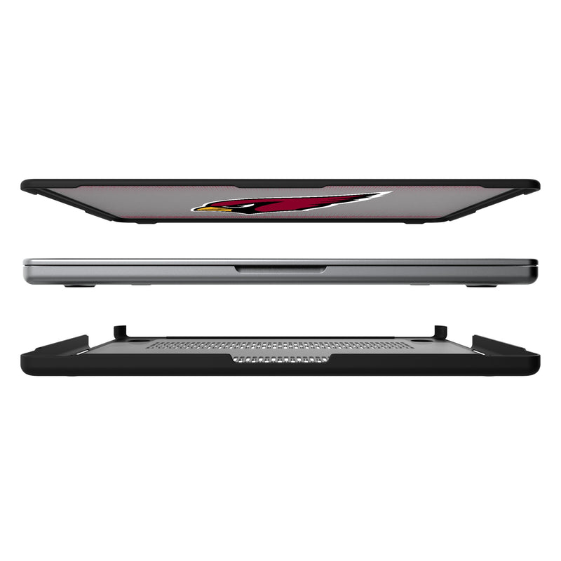 Arizona Cardinals Linen MacBook Laptop Case Split.Jpg