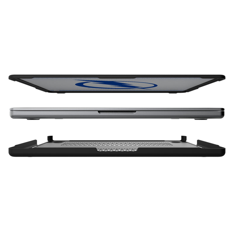 Tampa Bay Lightning Linen MacBook Laptop Case Split.Jpg