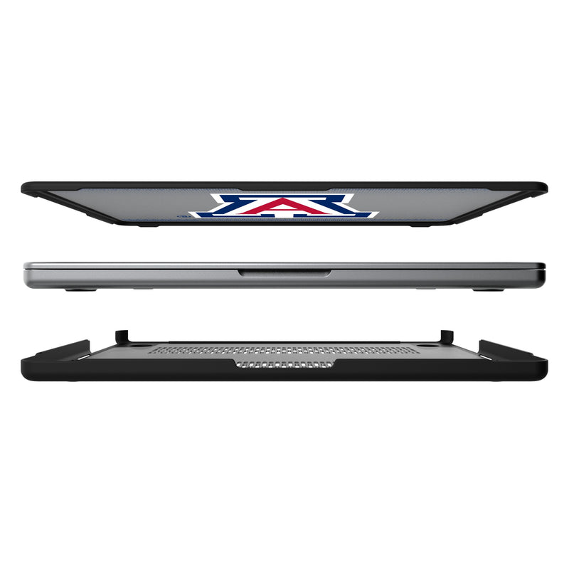 University of Arizona Wildcats Linen MacBook Laptop Case Split.Jpg