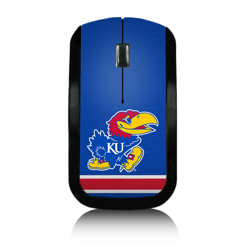 University of Kansas Jayhawks Stripe Wireless Mouse