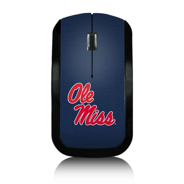 University of Mississippi Rebels Solid Wireless Mouse