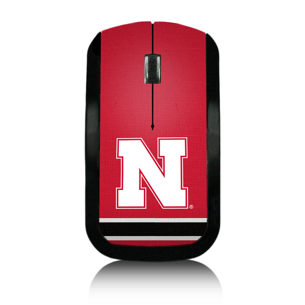 University of Nebraska Huskers Block N Stripe Wireless Mouse