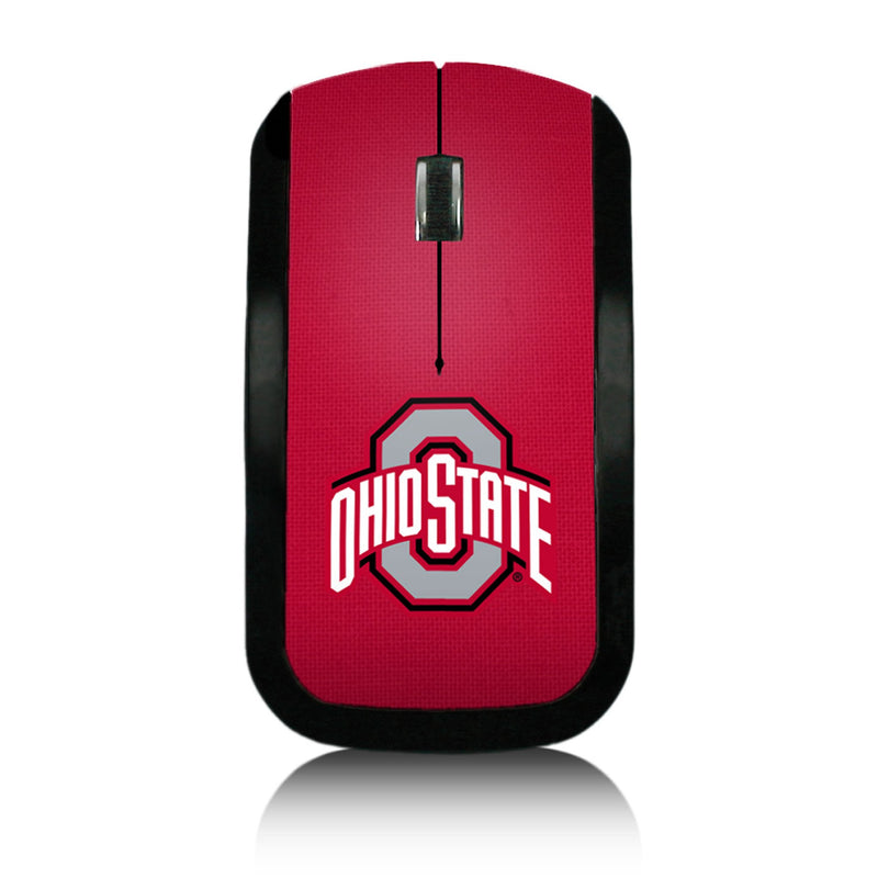 Ohio State University Buckeyes Solid Wireless Mouse