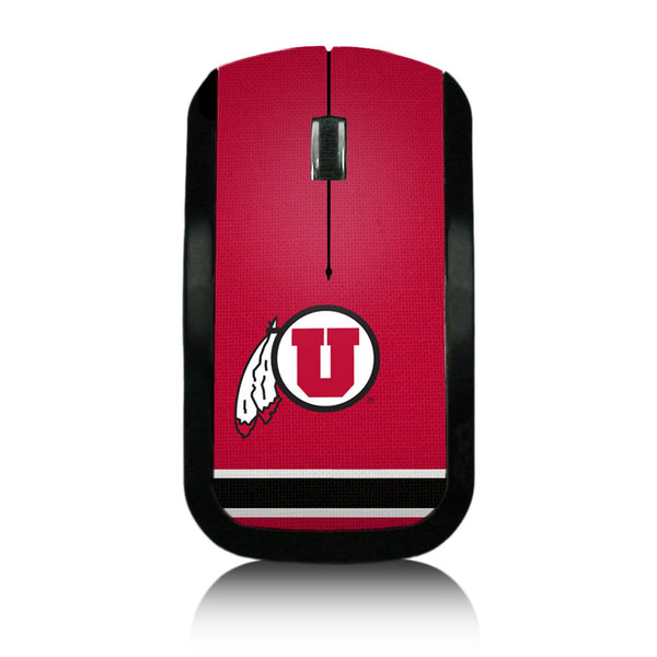 University of Utah Utes Stripe Wireless Mouse