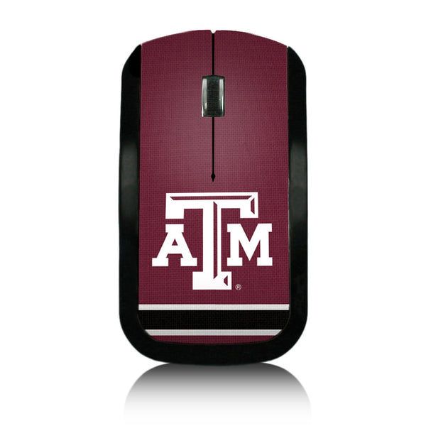 Texas A&M University Aggies Stripe Wireless Mouse