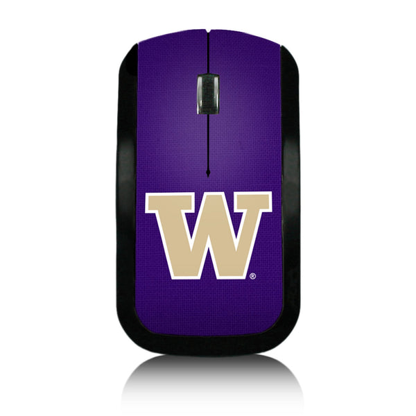 University of Washington Huskies Solid Wireless Mouse