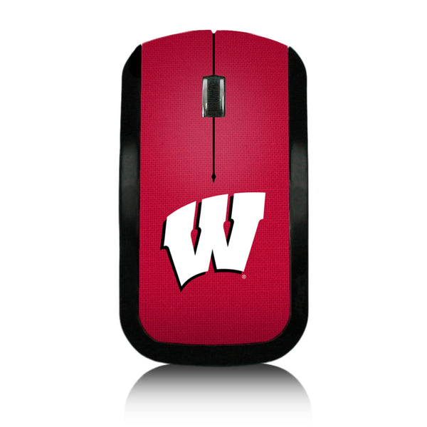 University of Wisconsin Badgers Solid Wireless Mouse