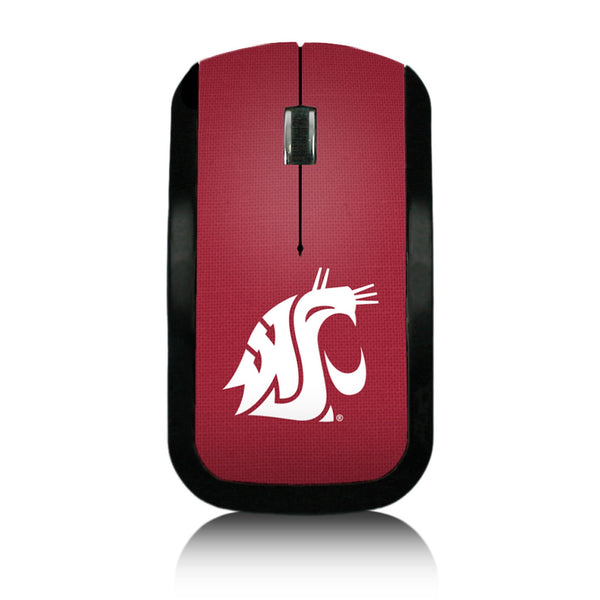 Washington State University Cougars Solid Wireless Mouse