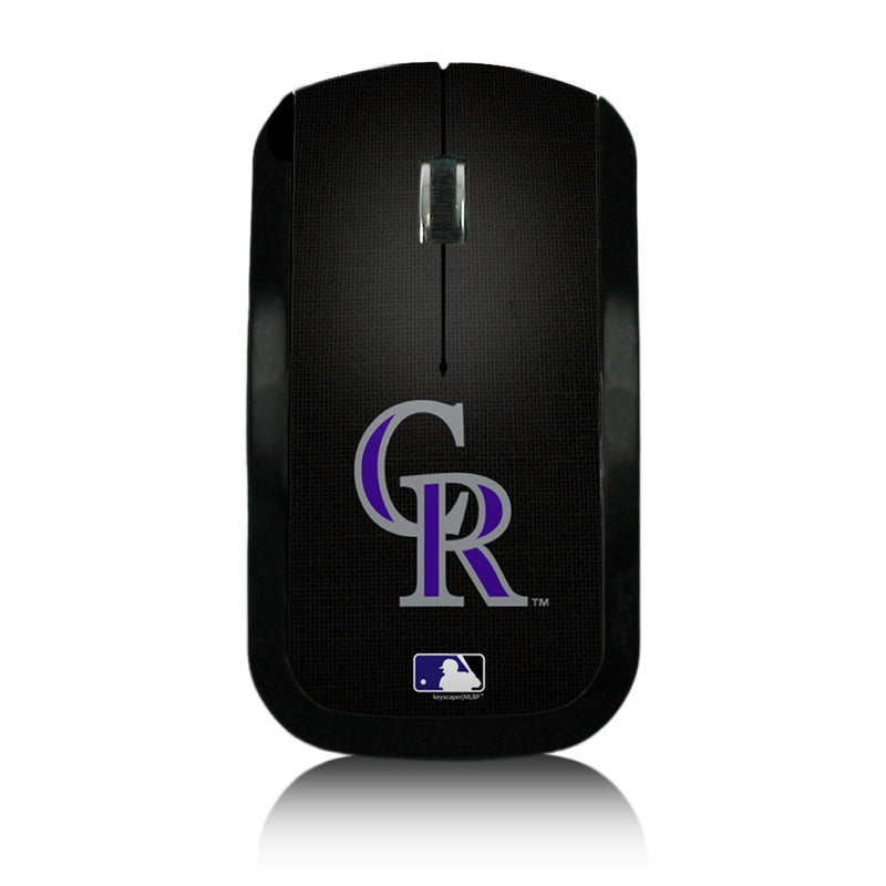 Colorado Rockies Solid Wireless Mouse