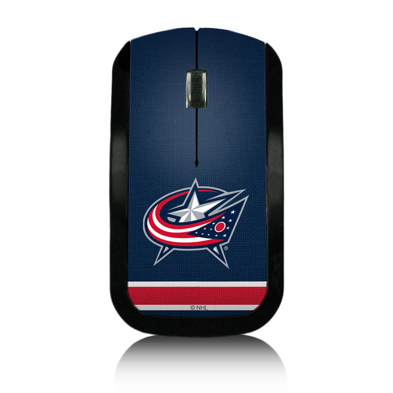 Columbus Blue Jackets Stripe Wireless Mouse