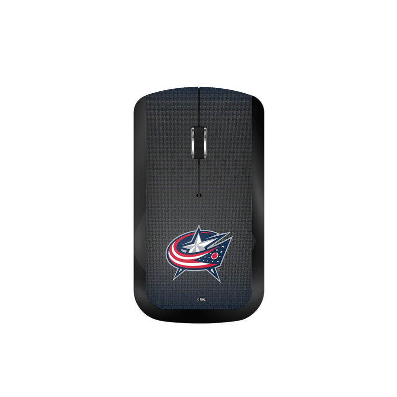 Columbus Blue Jackets Linen Wireless Mouse