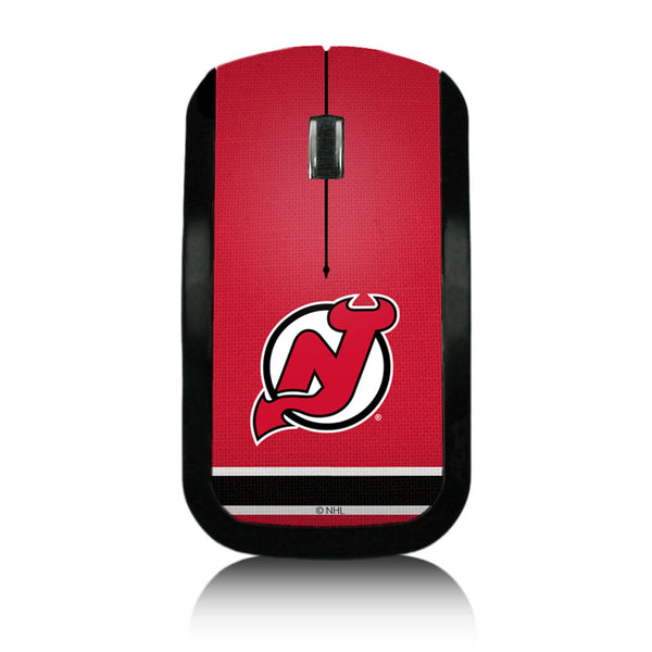 New Jersey Devils Stripe Wireless Mouse