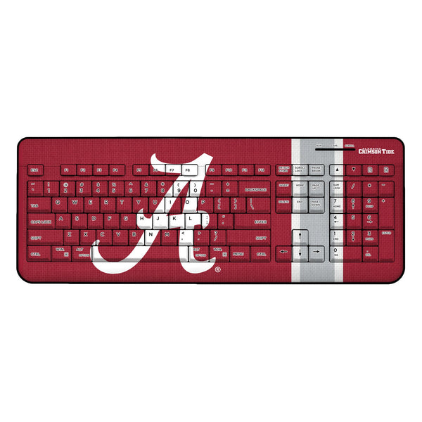 University of Alabama Crimson Tide Script A Stripe Wireless USB Keyboard