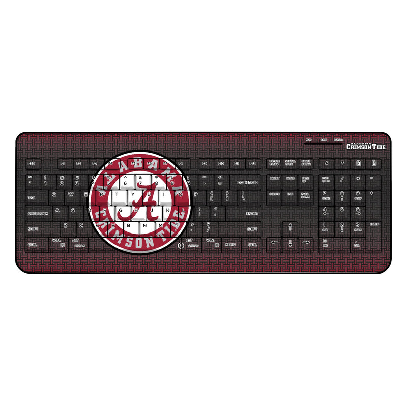 University of Alabama Crimson Tide Linen Wireless USB Keyboard