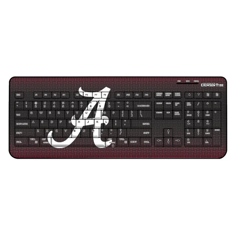 University of Alabama Crimson Tide Script A Linen Wireless USB Keyboard