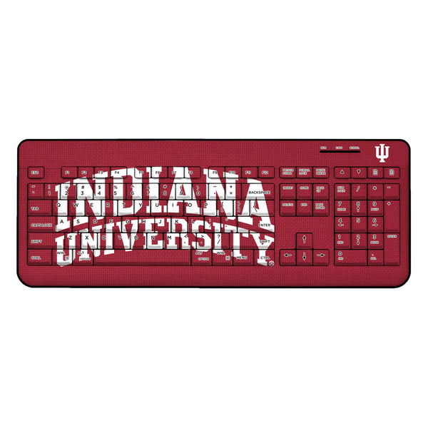 Indiana University Hoosiers Solid Wireless USB Keyboard