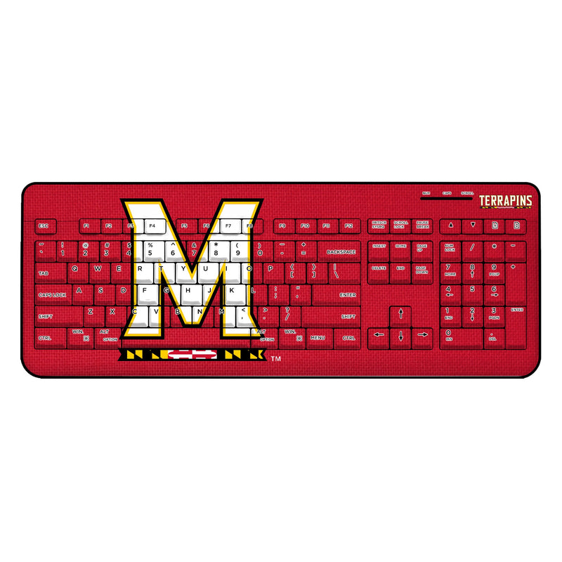 University of Maryland Terrapins Solid Wireless USB Keyboard