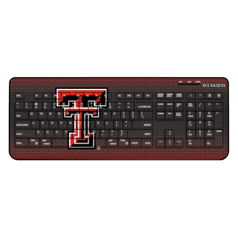 Texas Tech Red Raiders Linen Wireless USB Keyboard