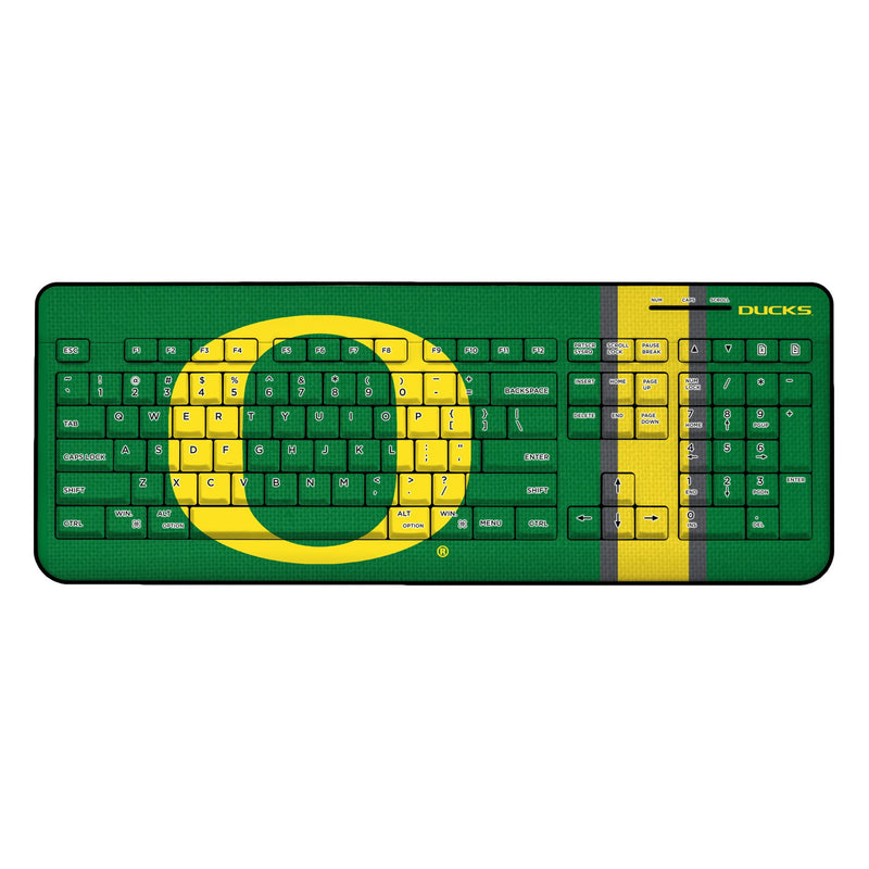 University of Oregon Ducks Stripe Wireless USB Keyboard