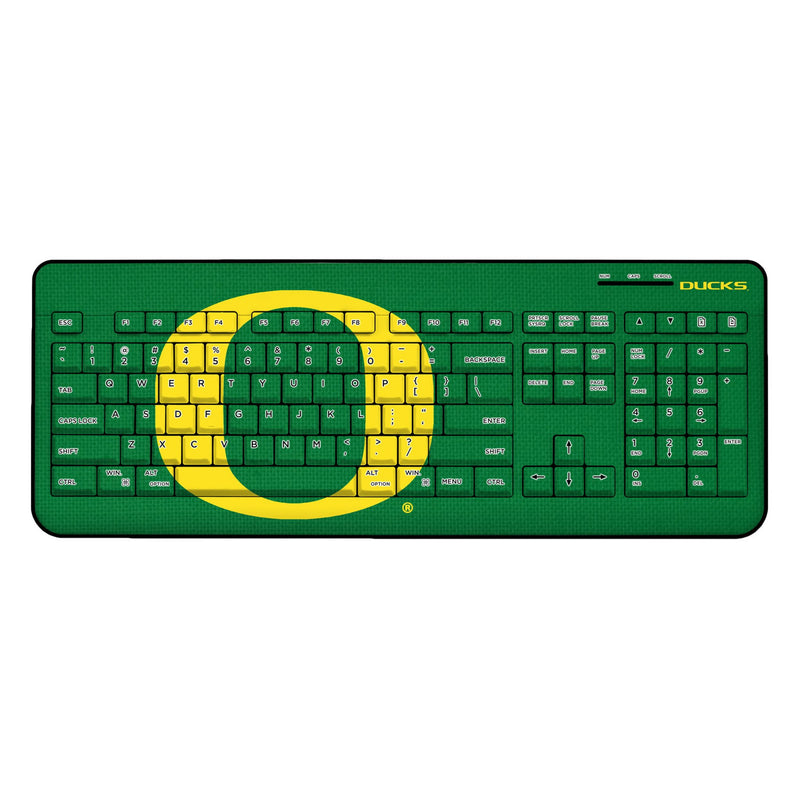 University of Oregon Ducks Solid Wireless USB Keyboard