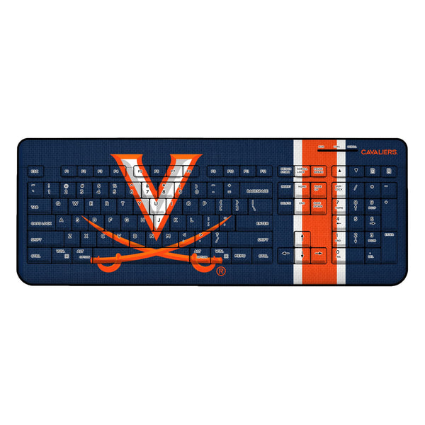 University of Virginia Cavaliers Stripe Wireless USB Keyboard