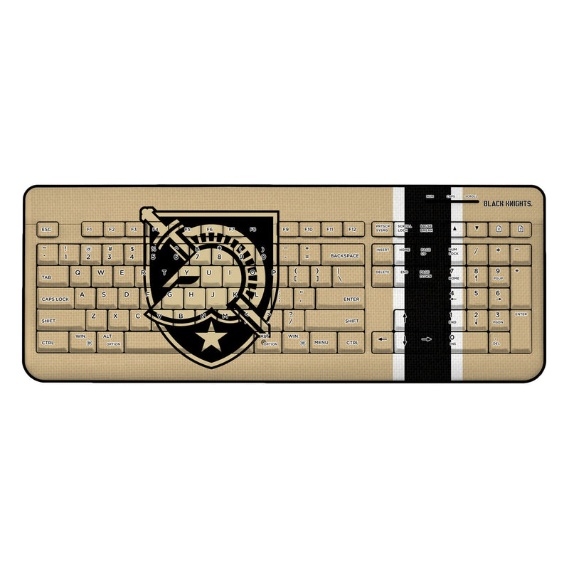 United States Military Academy Black Knights Stripe Wireless USB Keyboard