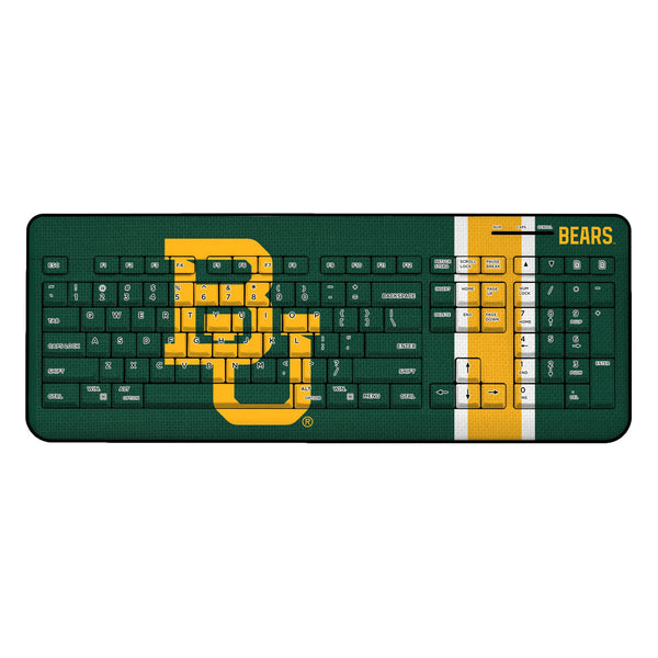 Baylor University Bears Stripe Wireless USB Keyboard