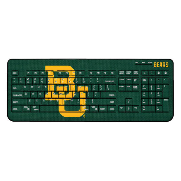 Baylor University Bears Solid Wireless USB Keyboard