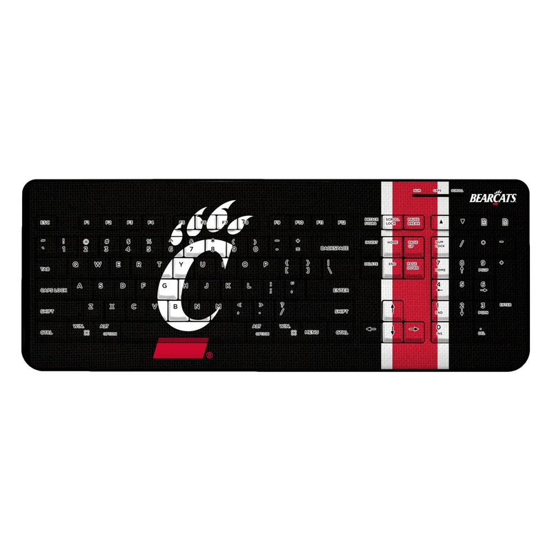 University of Cincinnati Bearcats Stripe Wireless USB Keyboard