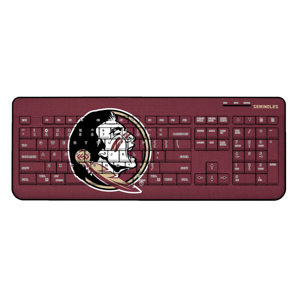 Florida State University Seminoles Solid Wireless USB Keyboard