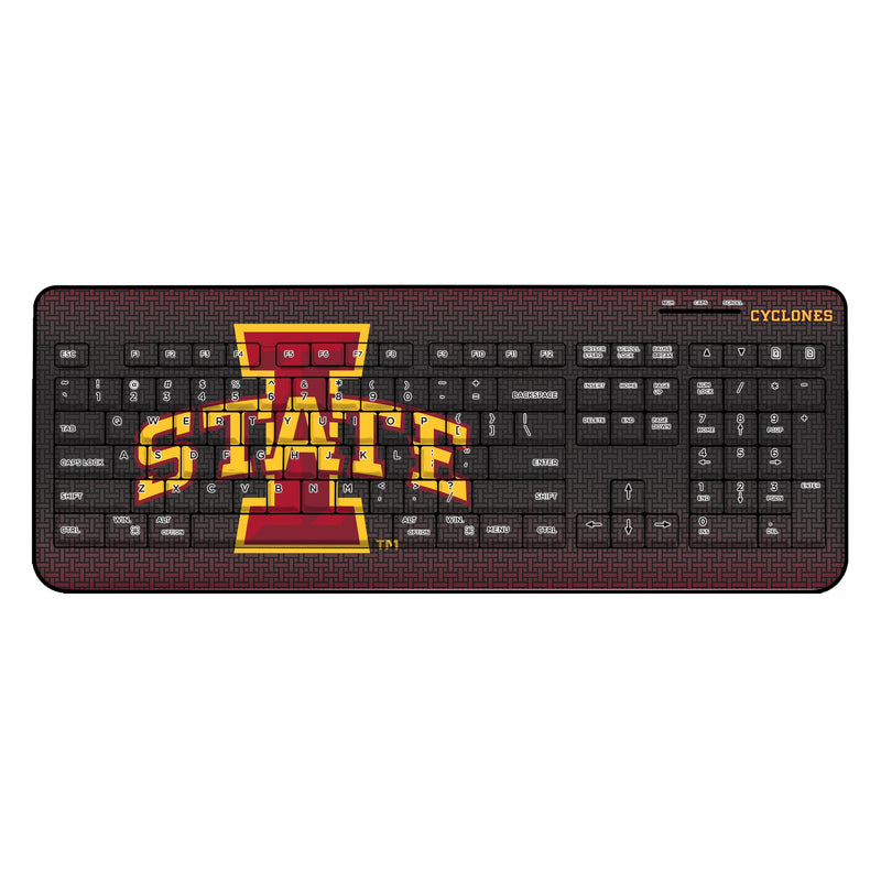 Iowa State University Cyclones Linen Wireless USB Keyboard