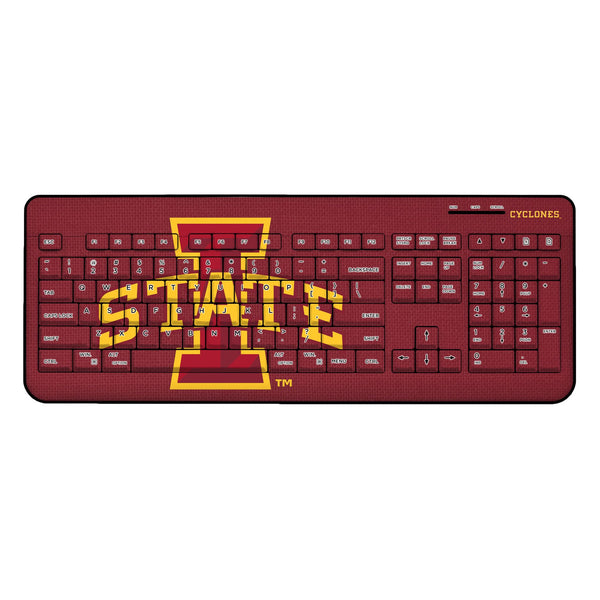 Iowa State University Cyclones Solid Wireless USB Keyboard