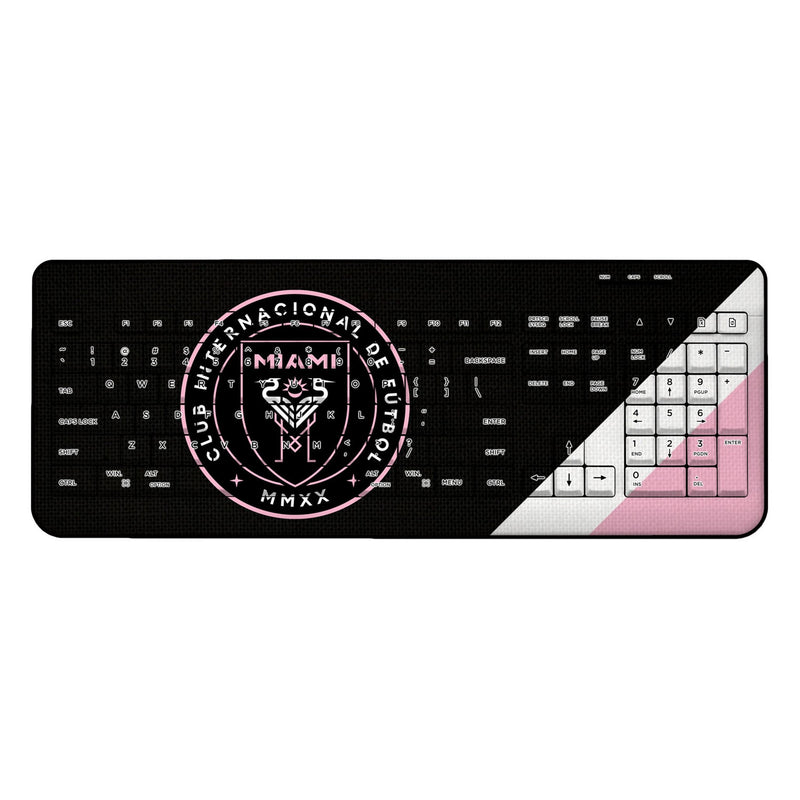 Inter Miami CF  Diagonal Stripe Wireless USB Keyboard