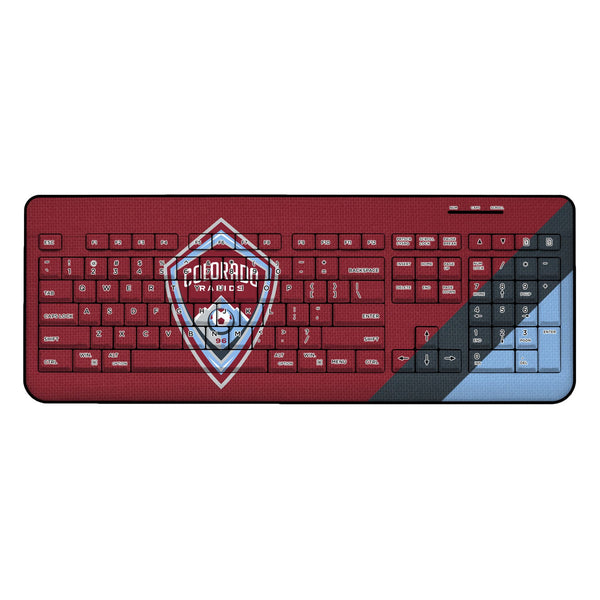 Colorado Rapids  Diagonal Stripe Wireless USB Keyboard