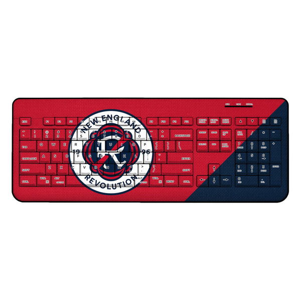 New England Revolution  Diagonal Stripe Wireless USB Keyboard