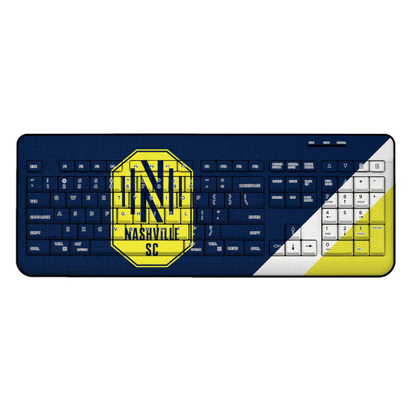 Nashville SC  Diagonal Stripe Wireless USB Keyboard