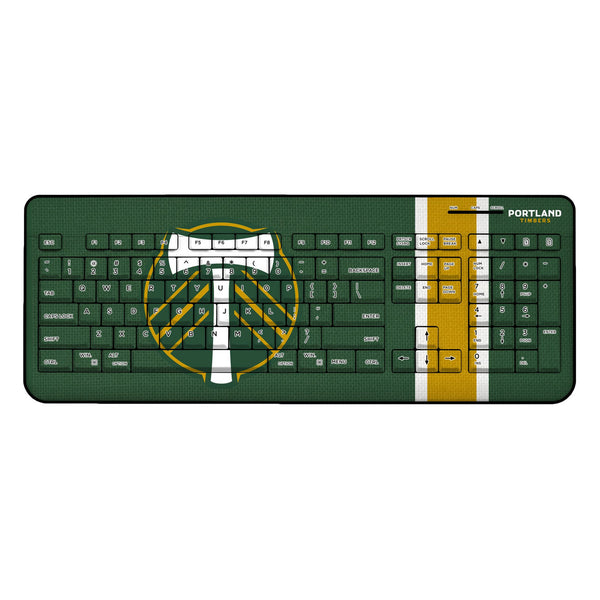 Portland Timbers   Stripe Wireless USB Keyboard