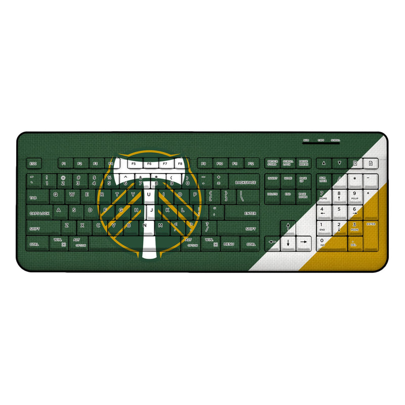 Portland Timbers   Diagonal Stripe Wireless USB Keyboard