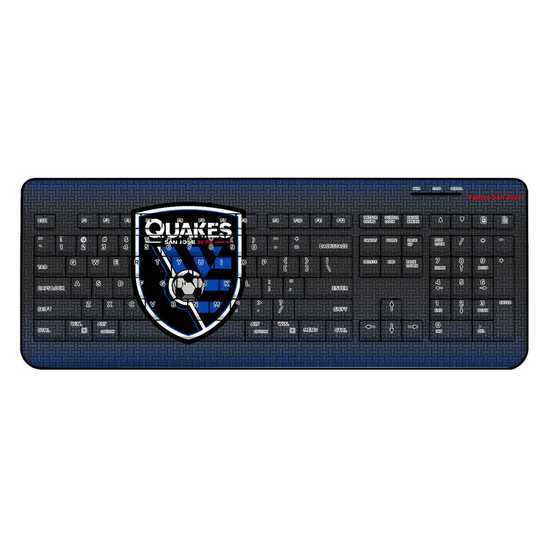 San Jose Earthquakes   Linen Wireless USB Keyboard