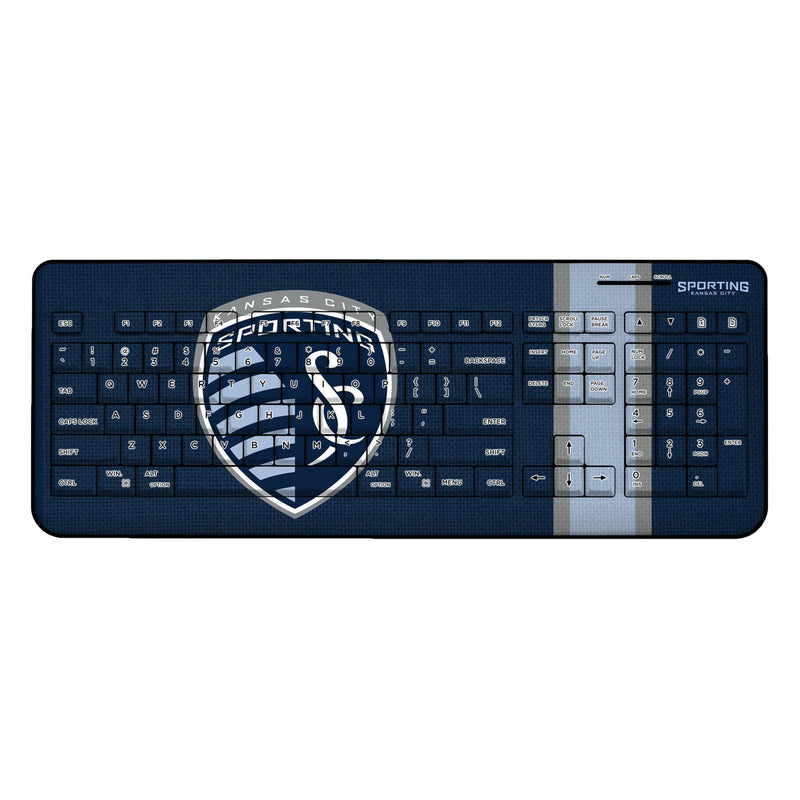 Sporting Kansas City   Stripe Wireless USB Keyboard