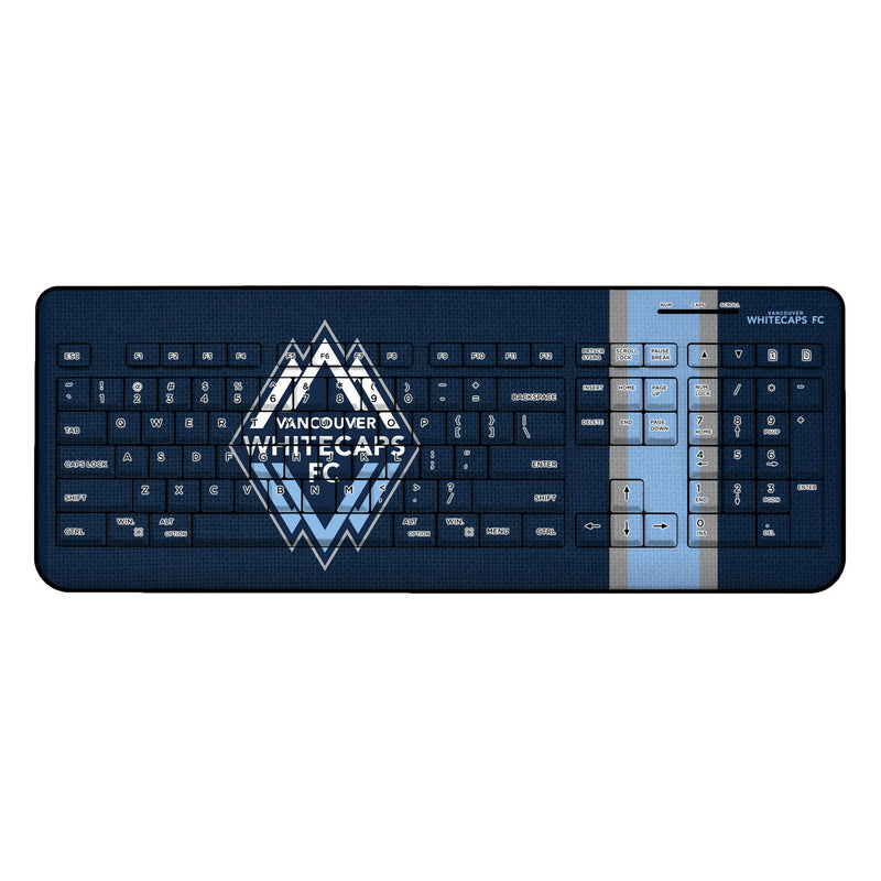 Vancouver Whitecaps   Stripe Wireless USB Keyboard